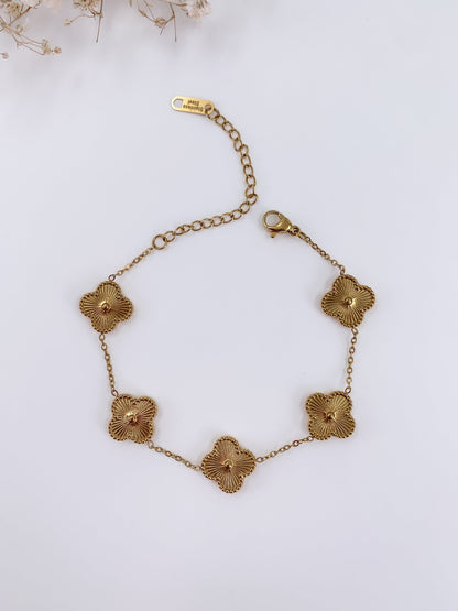Golden Clover Bracelet