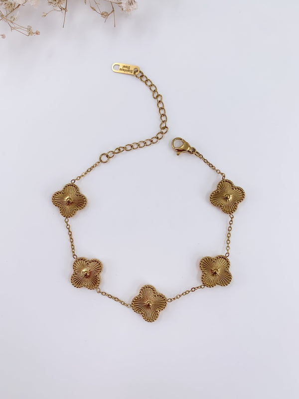 Golden Clover Bracelet