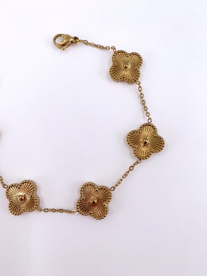 Golden Clover Bracelet