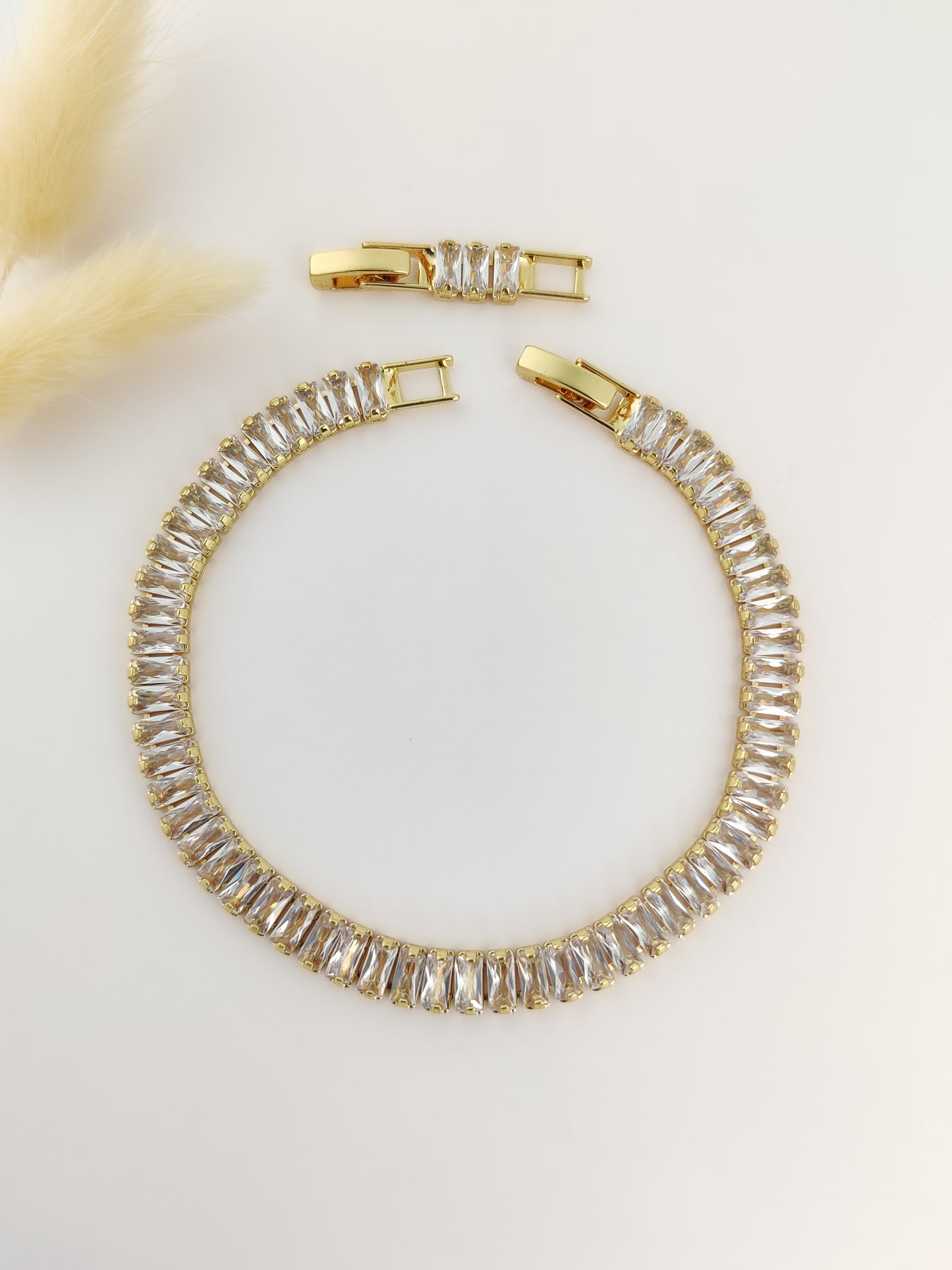 Golden Baguette Bracelet