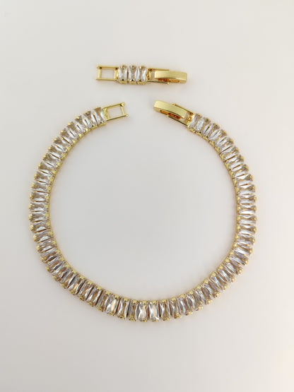 Golden Baguette Bracelet