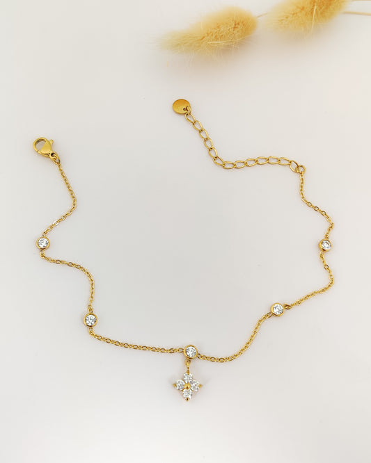 Dainty Stone Anklets