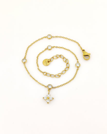 Dainty Stone Anklets
