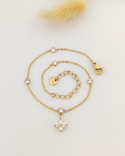 Dainty Stone Anklets