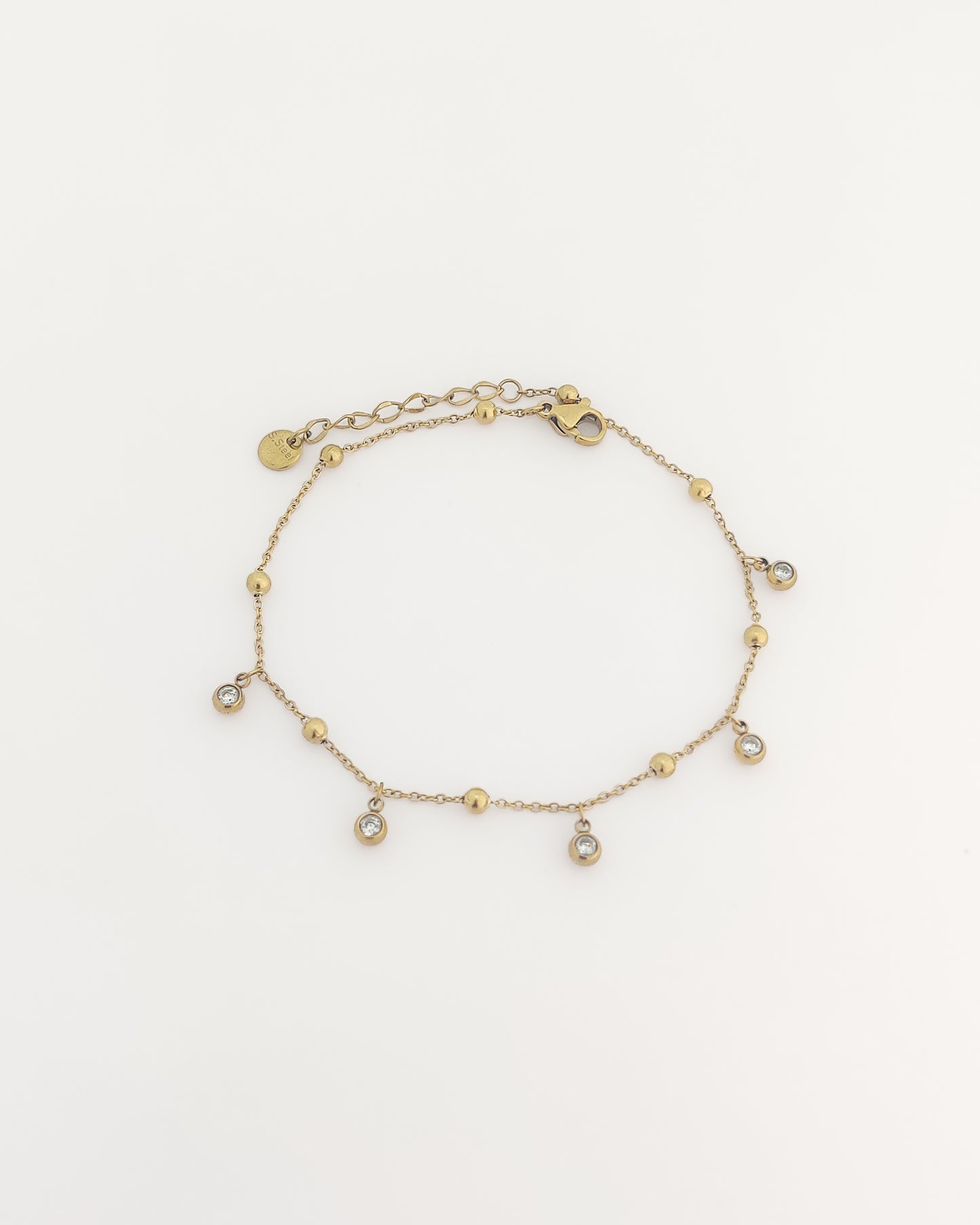 Crystal Droplet Anklet