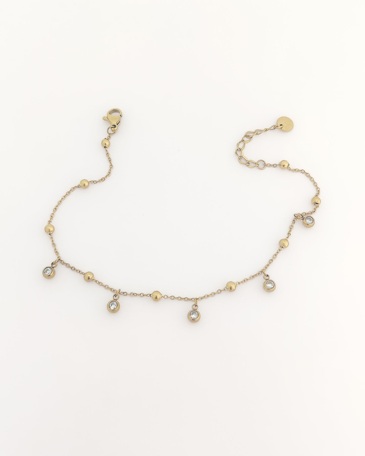 Crystal Droplet Anklet