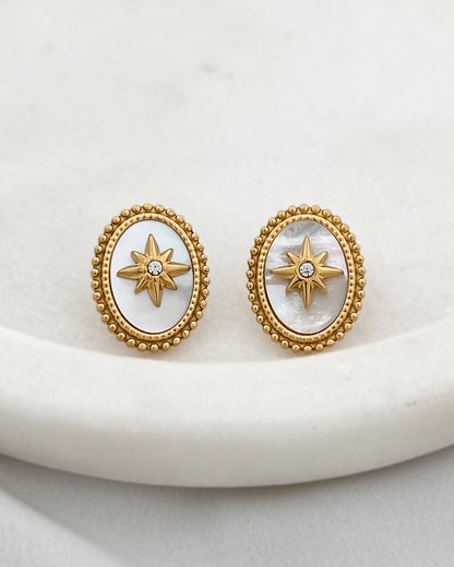 Radiant Star Studs Earring