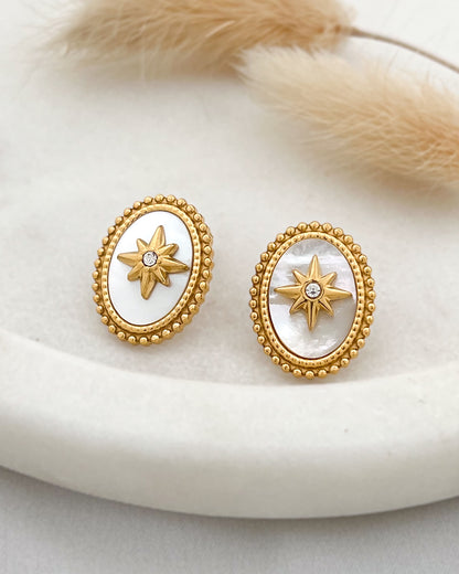 Radiant Star Studs Earring