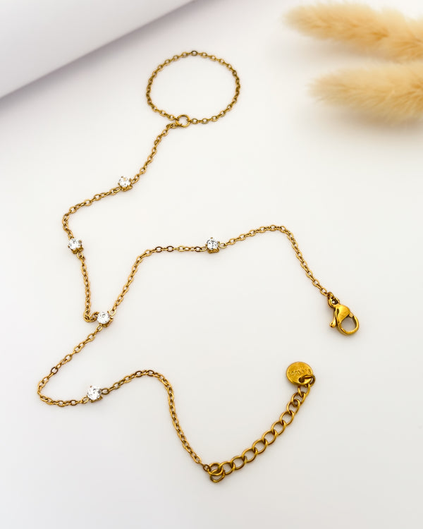 Lustre Handchain Bracelet