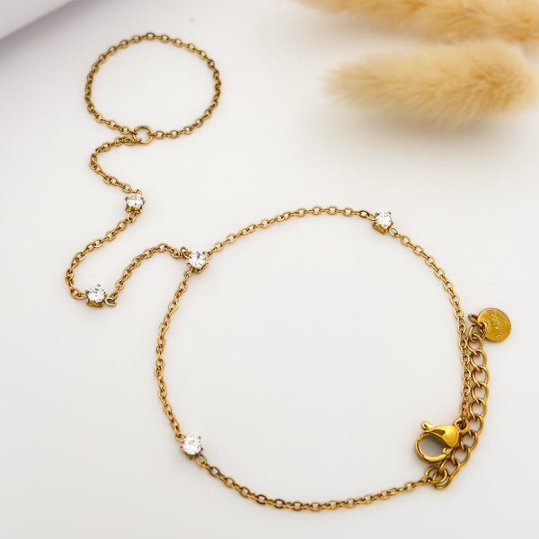 Lustre Handchain Bracelet