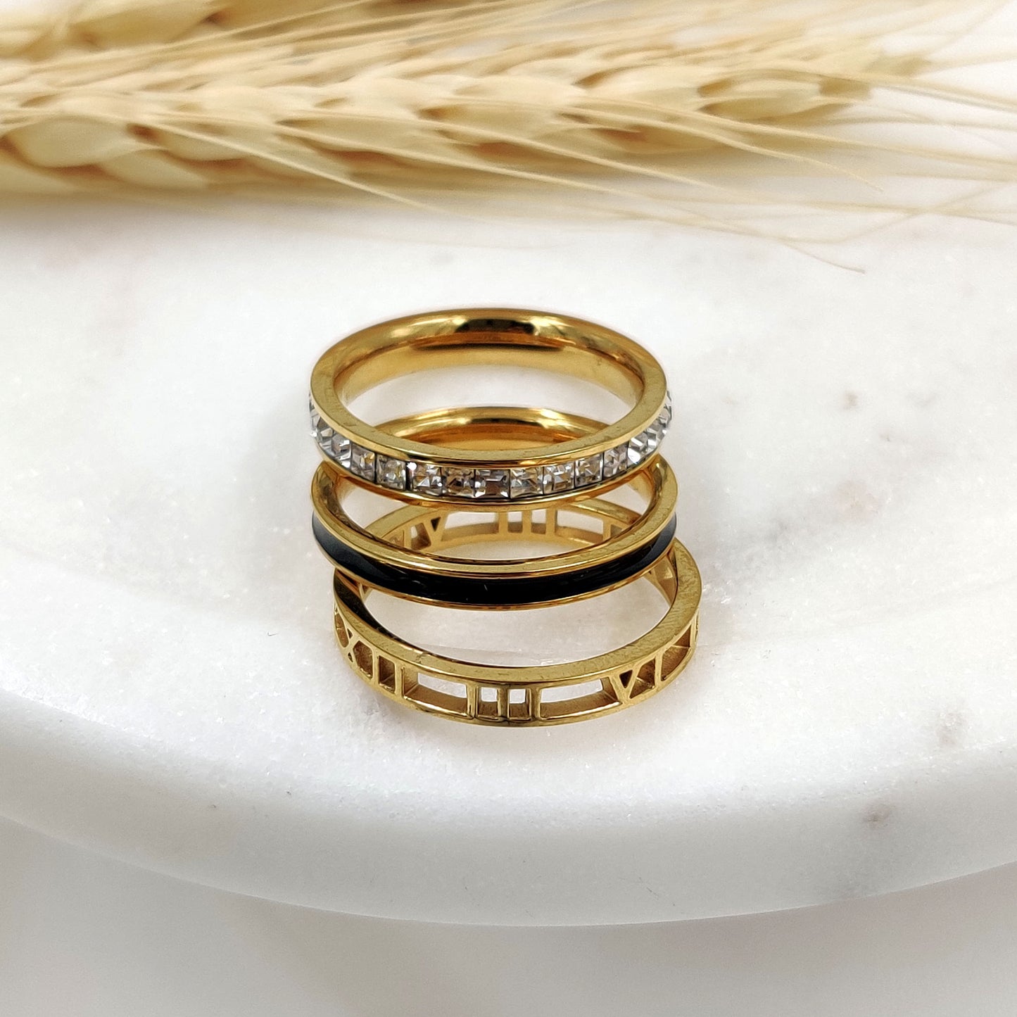 Roman Ring (Set of 3)